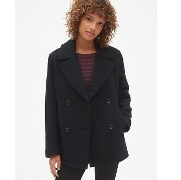 GAP Jackets & Blazers - Black Peacoat